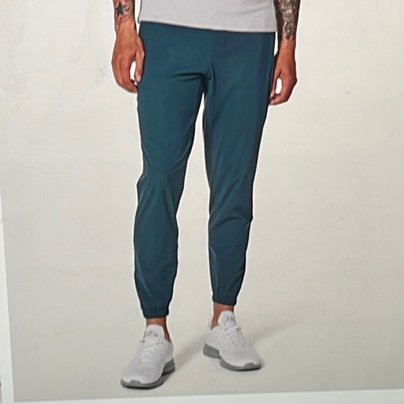 Lululemon blue surge run joggers with reflective trim XS Mens
